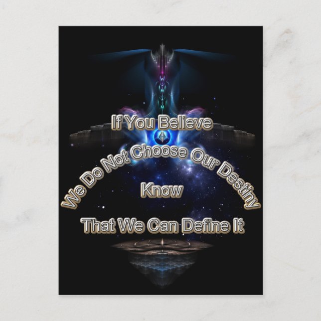 Define Your Destiny II Postcard (Front)