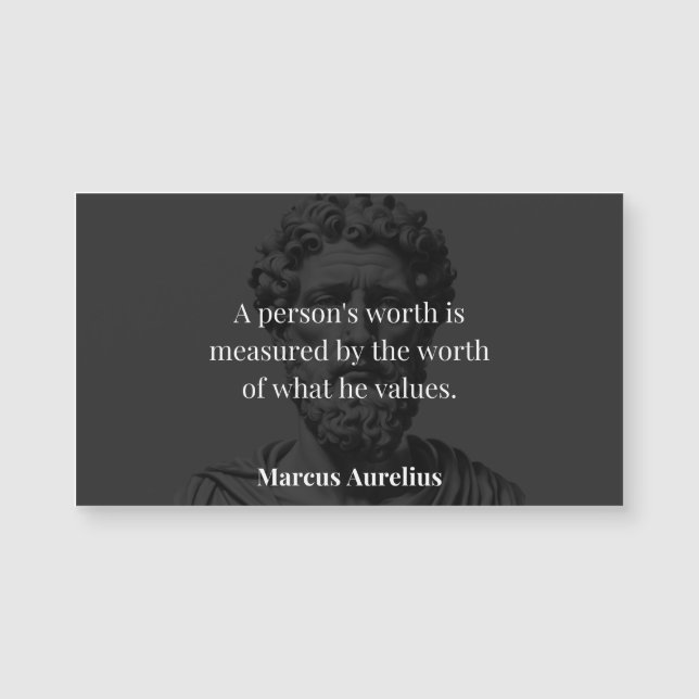 Defining Worth: Marcus Aurelius on Values (Front)