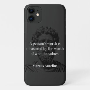 Defining Worth: Marcus Aurelius on Values iPhone 11 Case