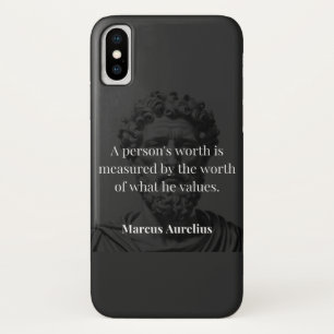 Defining Worth: Marcus Aurelius on Values iPhone X Case