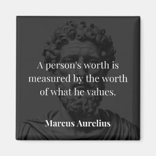 Defining Worth: Marcus Aurelius on Values Magnet