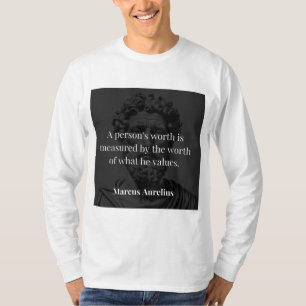 Defining Worth: Marcus Aurelius on Values T-Shirt