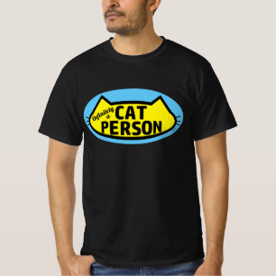 Definitely a CAT PERSON Cat Lover's T-Shirt