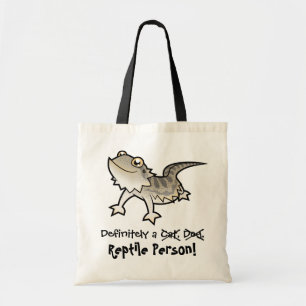 Definitely a Reptile Person (bearded dragon) Tote Bag