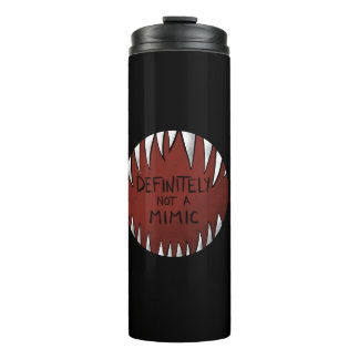 Definitely NOT a Mimic D&D Gaming Gifts Thermal Tumbler