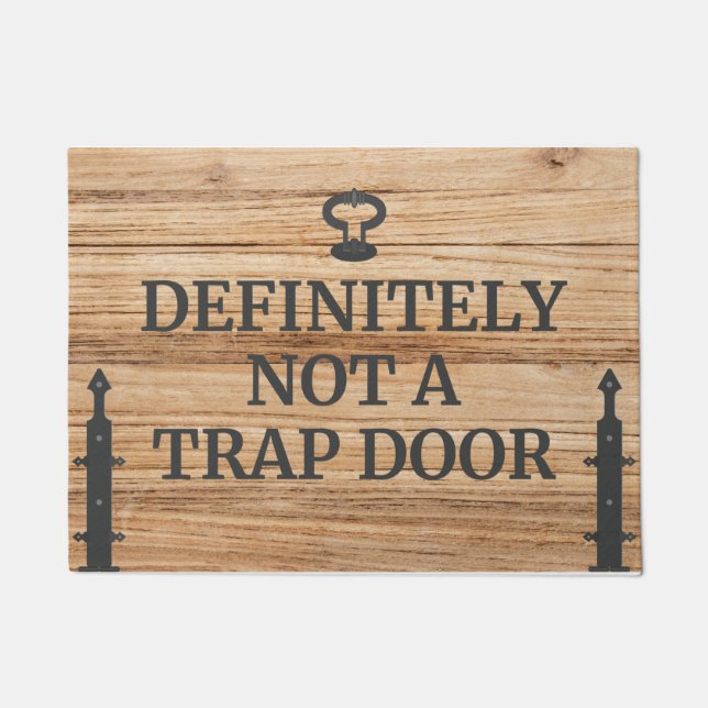 Definitely Not A Trap Door Doormat (Front)