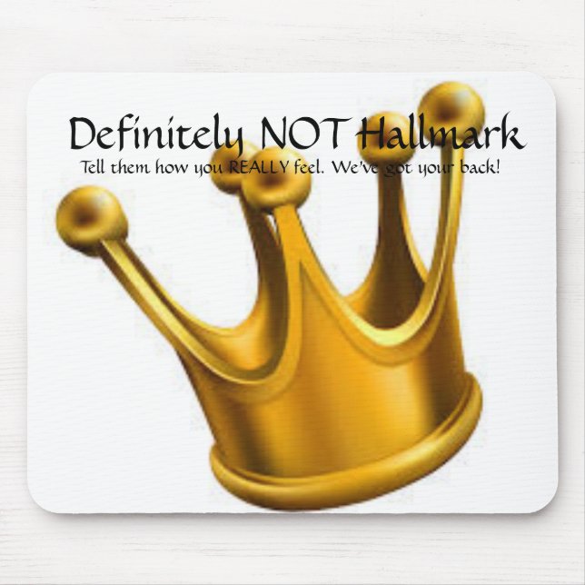 Definitely NOT Hallmark Mousepad (Front)