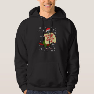 Definitely On Naughty List Parrot I Green Cheek Co Hoodie