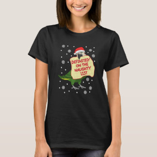 Definitely On Naughty List Parrot I Hahns Macaw T-Shirt