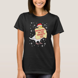 Definitely On Naughty List Parrot I Lutino Cockati T-Shirt