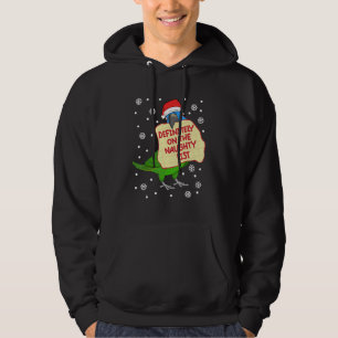 Definitely On Naughty List Parrot I Orange winged Hoodie
