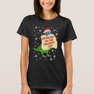Definitely On Naughty List Parrot I Orange winged T-Shirt