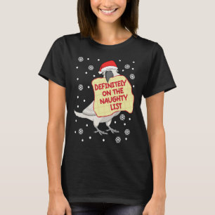 Definitely On Naughty List Parrot I Sulphur creste T-Shirt