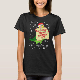 Definitely On Naughty List Parrot I Yellow headed T-Shirt