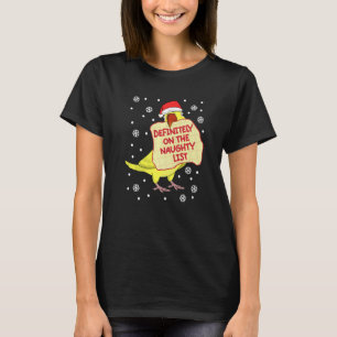 Definitely On Naughty List Parrot I Yellow Indian T-Shirt