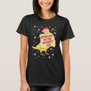 Definitely On Naughty List Parrot I Yellow Parrotl T-Shirt