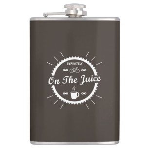 Definitely On The Juice Cycling Hip Flask