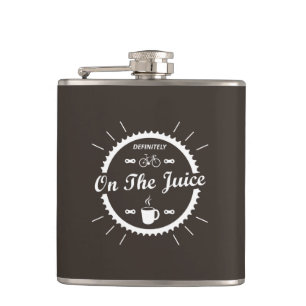 Definitely On The Juice Cycling Hip Flask