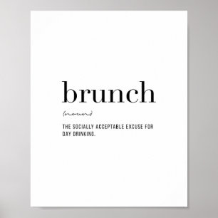 Definition Brunch Poster