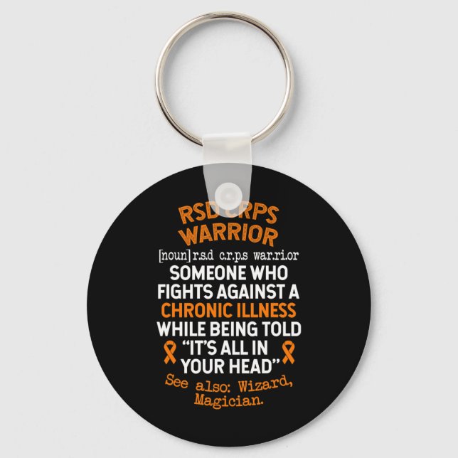 Definition Crps Warrior  Key Ring (Front)