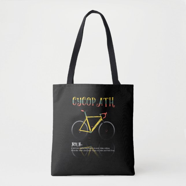 Definition Funny Cycling Addict Gift for Tote Bag (Front)