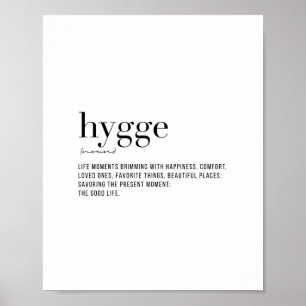 Definition Hygge Poster