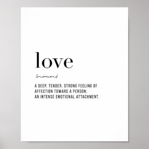 Definition Love Poster