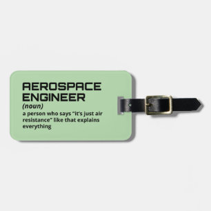 Definition Luggage Tag – Aerospace Engineer