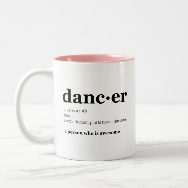 Definition of a Dancer Two-Tone Coffee Mug (Left)