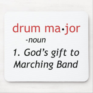 Definition of a Drum Major Mouse Pad