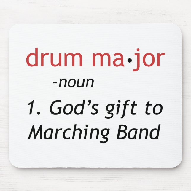 Definition of a Drum Major Mouse Pad (Front)