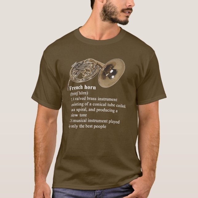 Definition of a French horn T-Shirt (Front)