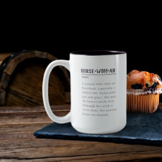 Definition of a Horsewoman Mug