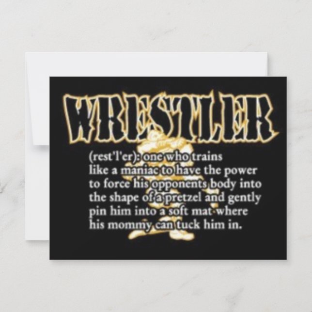 Definition of a Wrestler (Front)