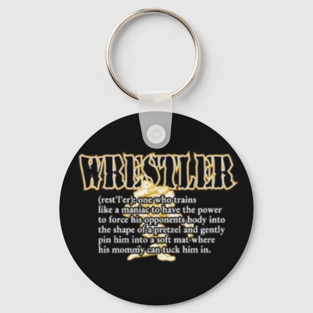 Definition of a Wrestler Key Ring (Front)