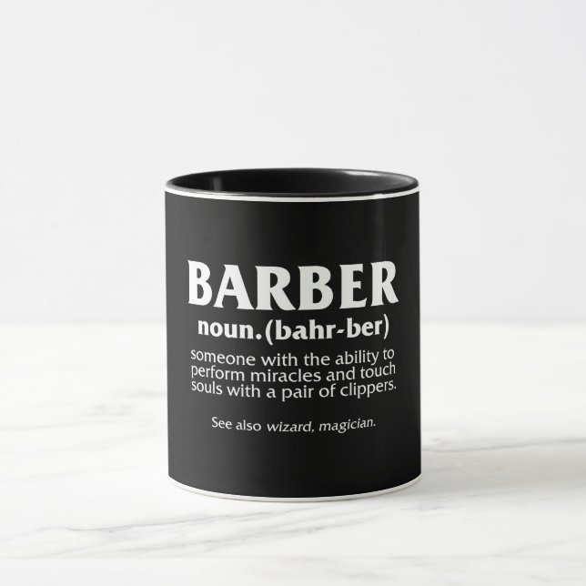 Definition Of Barber Mug (Center)