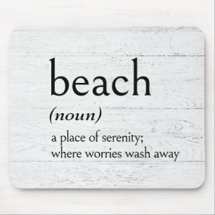 Definition of BEACH Mouse Pad