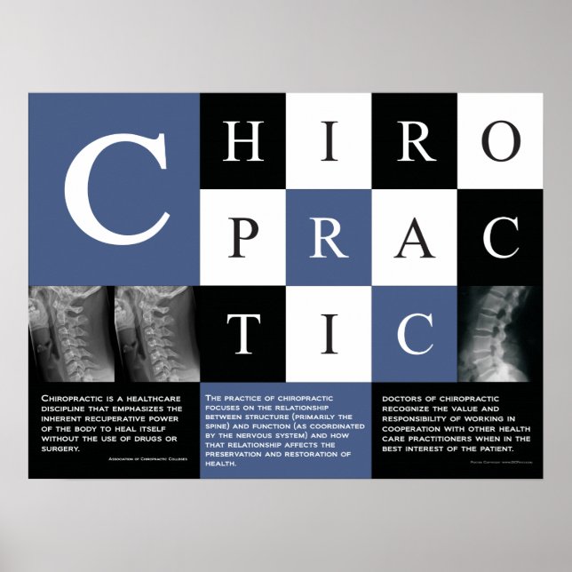 Definition of Chiropractic Poster (Front)