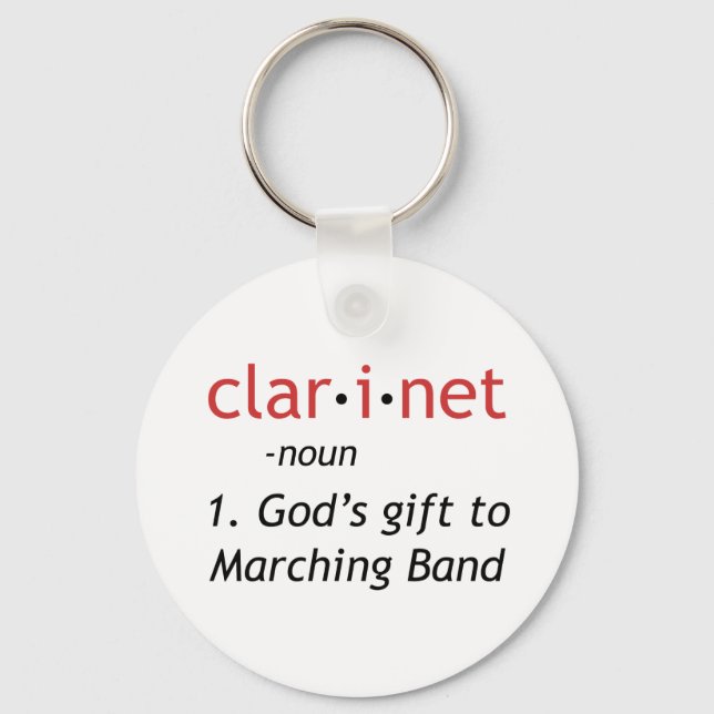 Definition of Clarinet Key Ring (Front)