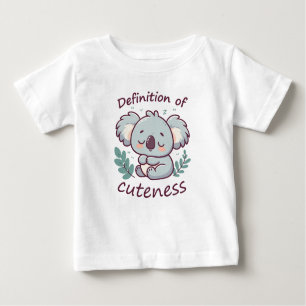 Definition of Cuteness Cute Australian Koala Bear Baby T-Shirt