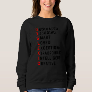 Definition of Dyslexia Awareness Interventionist T Sweatshirt