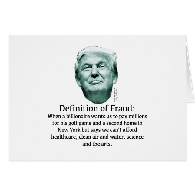 Definition of Fraud - TRUMP (Front Horizontal)