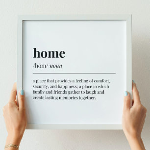 Definition of Home Poster