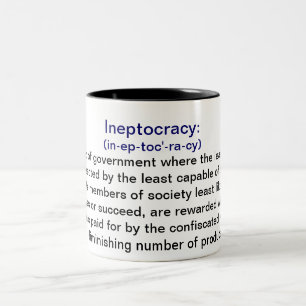 Definition Of Ineptocracy Coffee Mugs