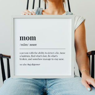 Definition of Mum Poster