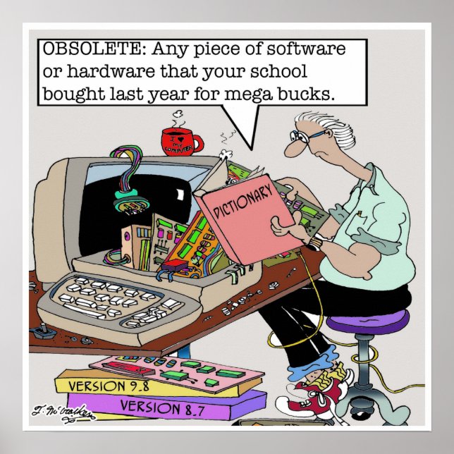 Definition of Obsolete Poster (Front)