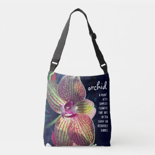 Definition of Orchid Flower Lover Crossbody Bag
