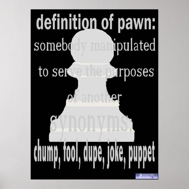 Definition of Pawn Poster (Front)