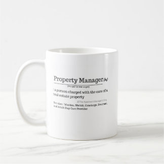 Definition of Property Manager Coffee Mug