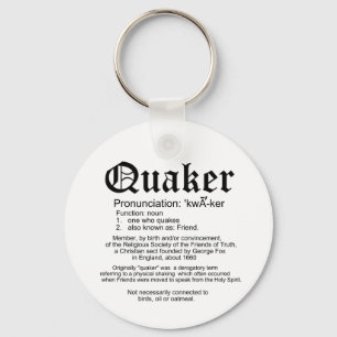 Definition of Quaker Key Ring